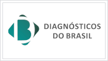 Logotipo do laboratorio Diagnósticos do Brasil.